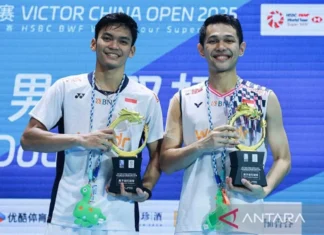 Fajar/Fikri Persembahkan Gelar China Open 2025 untuk Iie Sumirat