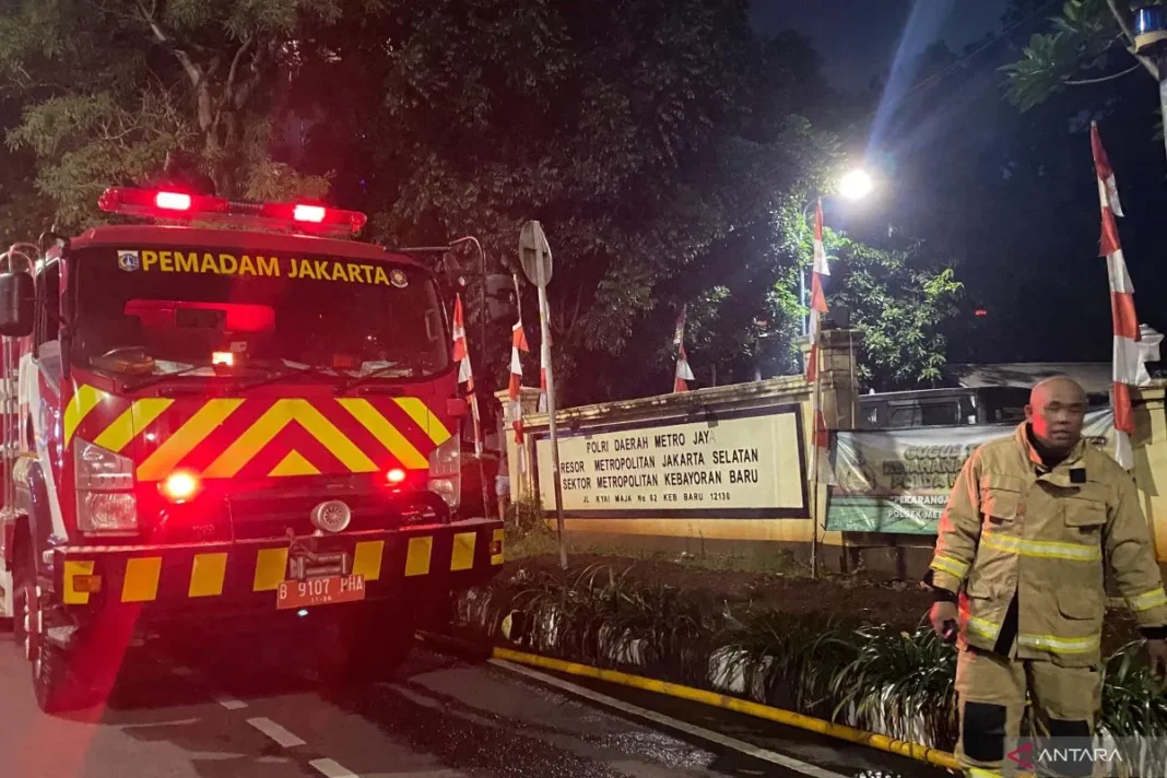 Kebakaran Taman Puring, tahanan di Polsek Kebayoran Baru dipindahkan