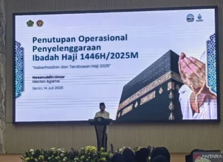 Menteri Agama Tutup Operasional Haji 2025