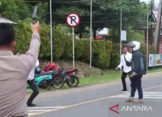Polres Bengkulu Tengah Tangkap Pria Serang Polisi saat Operasi Nala