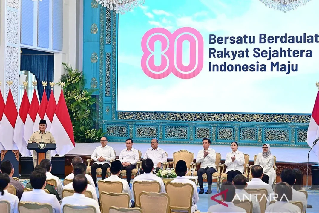 Prabowo pilih langsung logo HUT Ke-80 RI karya anak bangsa