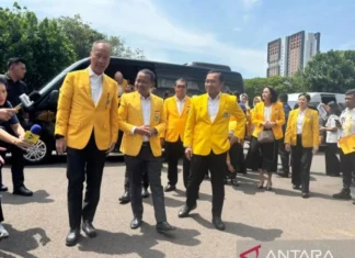 Bahlil dan Pengurus Inti Golkar ke Istana, Silaturahmi dengan Presiden