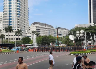 Gegara Rencana Demo, Jalan Merdeka Selatan arah Balai Kota Jakarta Ditutup
