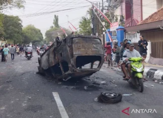 Polisi Selidiki Kasus Pembakaran Mobil Buntut Demo Anarkis di Pati