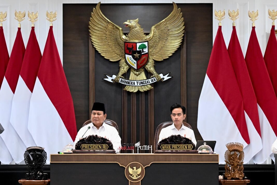Presiden Prabowo Pimpin Sidang Kabinet Paripurna