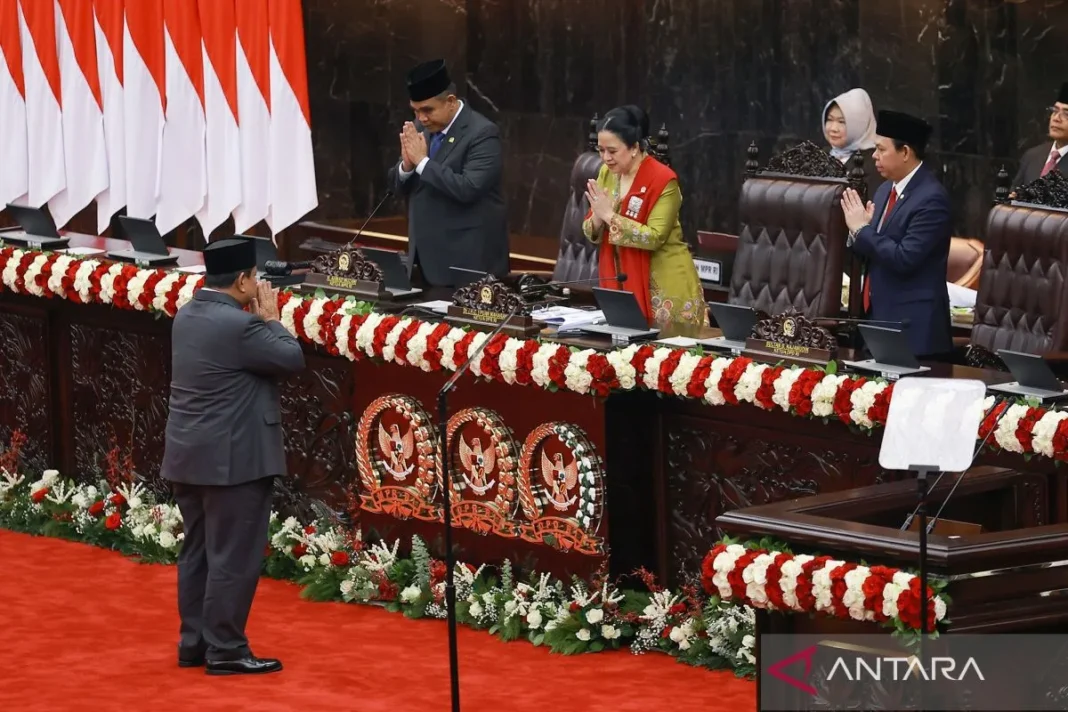 Presiden Prabowo di Sidang Tahunan MPR 2