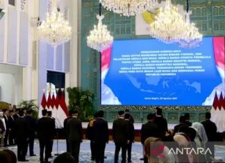 Presiden Prabowo Lantik Komjen Pol Eddy Hartono sebagai Kepala BNPT