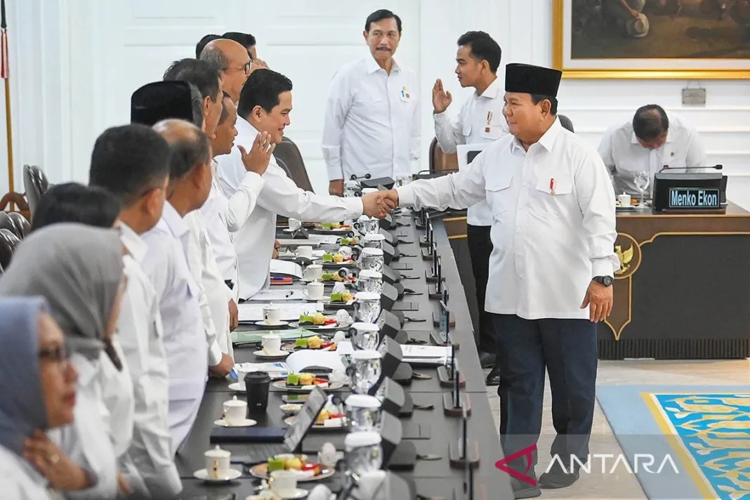 Presiden Prabowo sebut tak ada reshuffle, ini respons menteri-menteri
