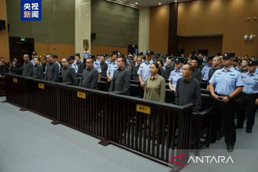 China hukum mati 11 anggota sindikat penipuan di Myanmar