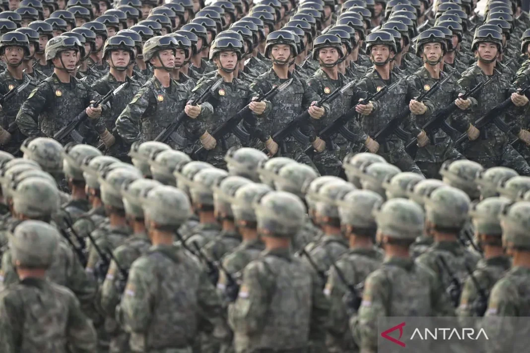 China peringati Perang Dunia II, pamer persatuan dengan Rusia-Korut