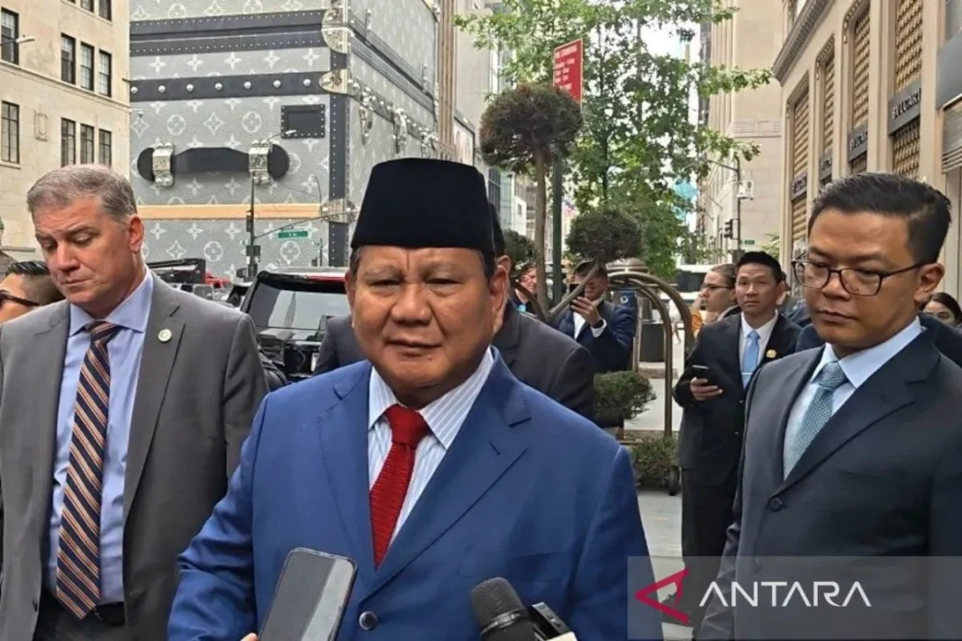 Dipuji Trump saat pidato, Prabowo canda Itu gaya saya