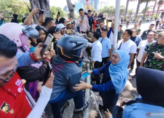 Khofifah Minta Warga saling jaga Keamanan Jawa Timur