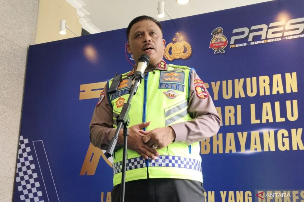 Korlantas tegaskan tekad jadi polantas humanis di Hari Lalu Lintas