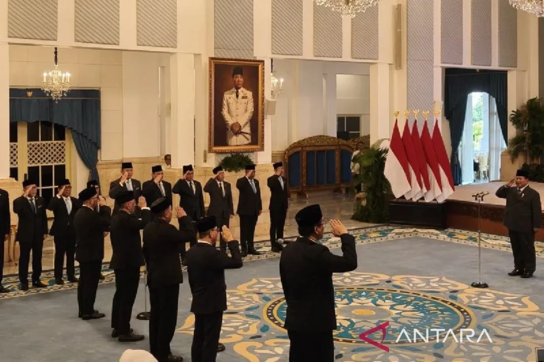 Prabowo beri surat terima kasih kepada menteri terkena reshuffle
