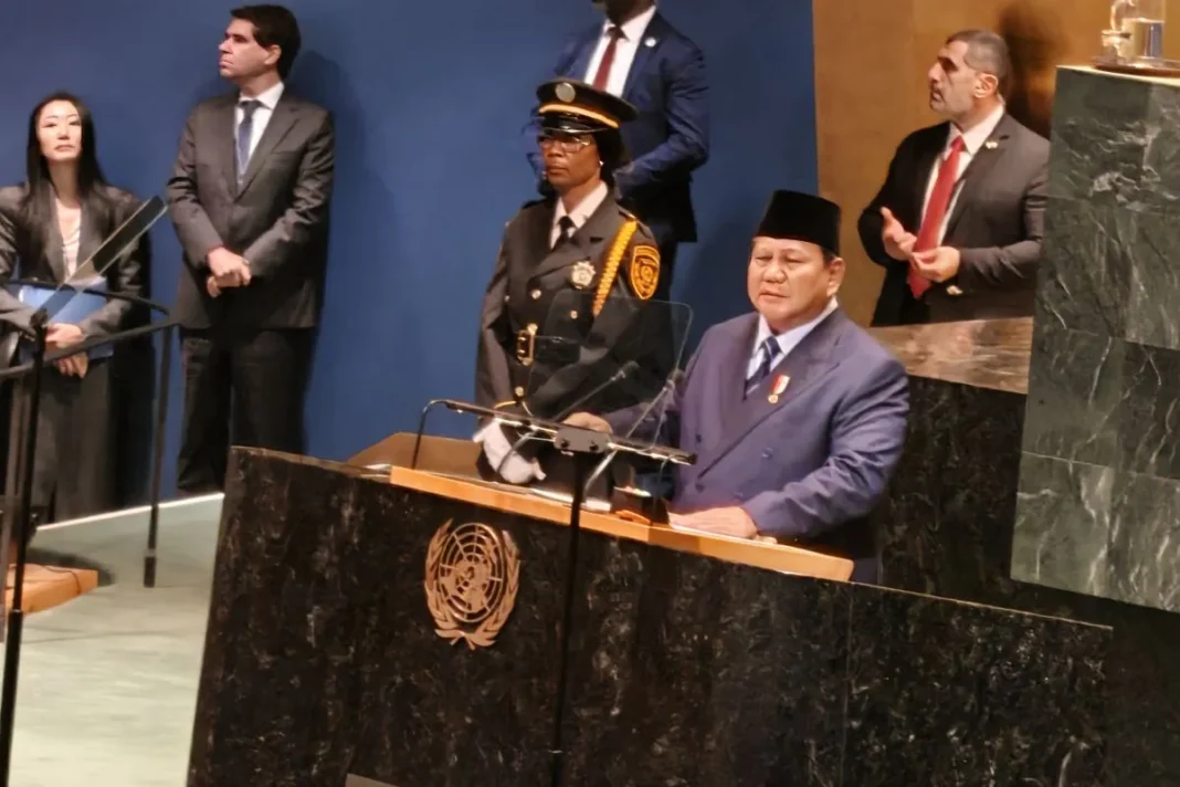 Prabowo tutup pidato 20 menit di PBB dengan salam lintas agama