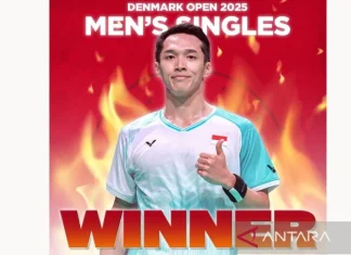 Jojo naik ke Ranking Lima Dunia setelah Juara Denmark Open 2025