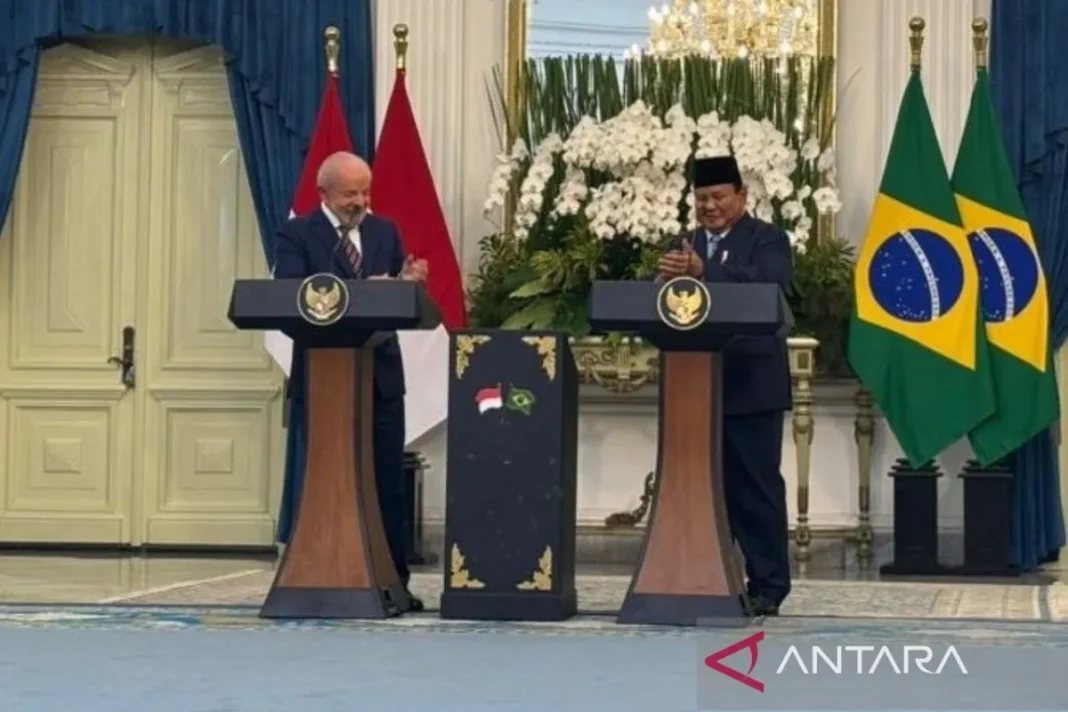 Prabowo tegaskan RI-Brazil ingin gencatan senjata segera di Palestina, Ukraina