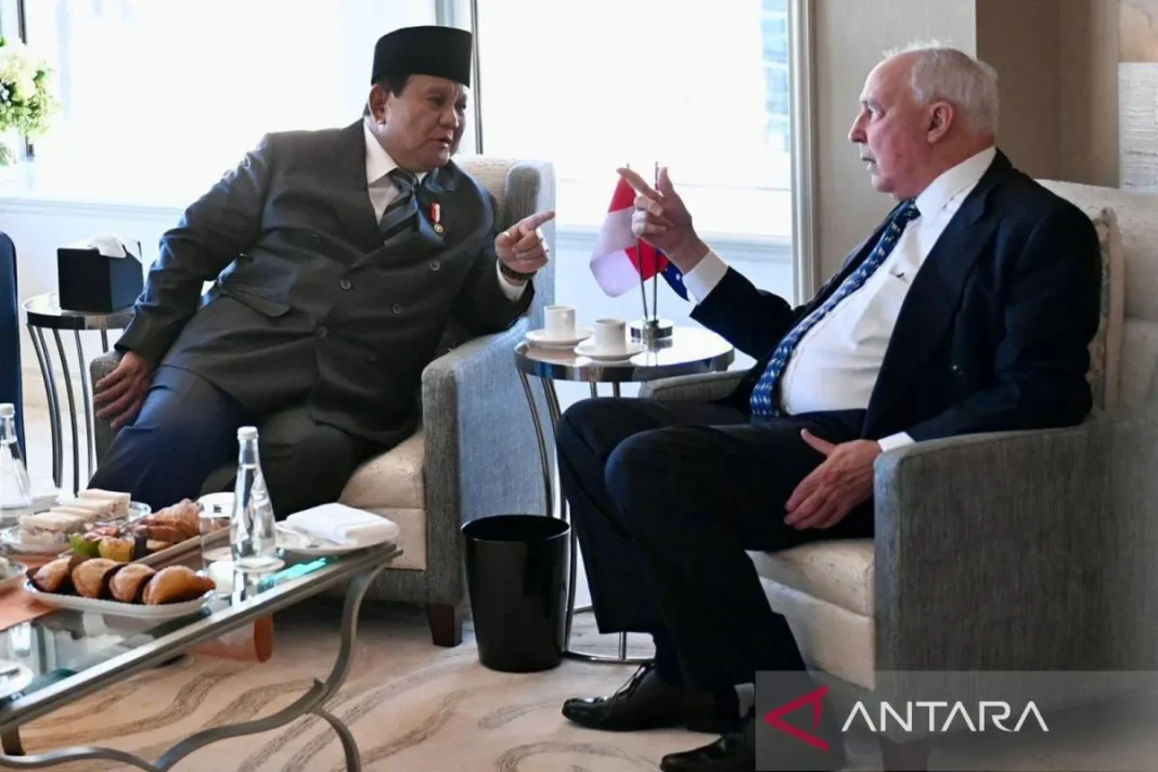 Bertemu mantan PM Paul Keating, Prabowo ungkapkan kesan Beliau sangat berpengalaman