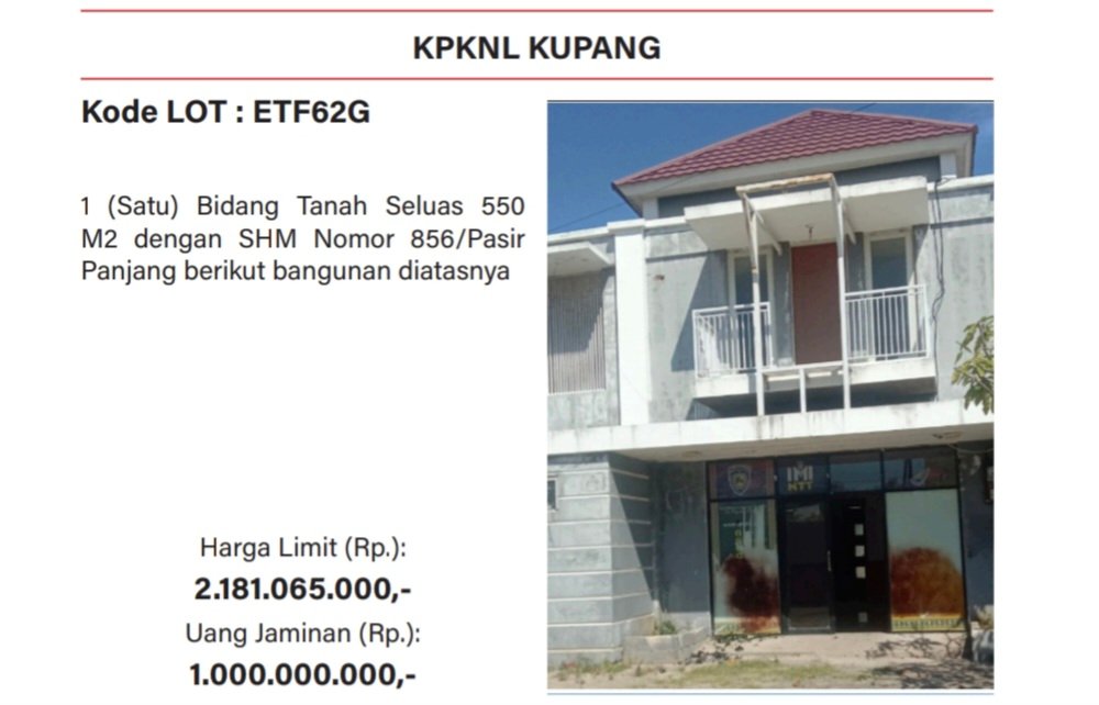 KPK Lelang Rumah Eks Ketua DPR Setya Novanto di NTT