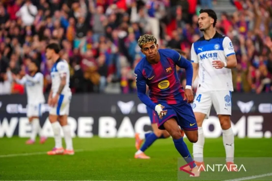 Kalahkan Alaves, Barcelona kudeta Real Madrid di puncak klasemen