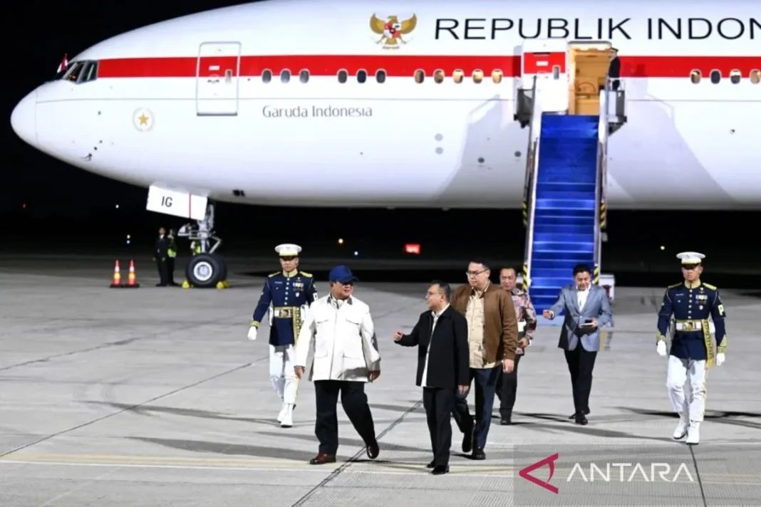 Presiden Prabowo tiba di Jakarta usai tuntaskan agenda di Australia