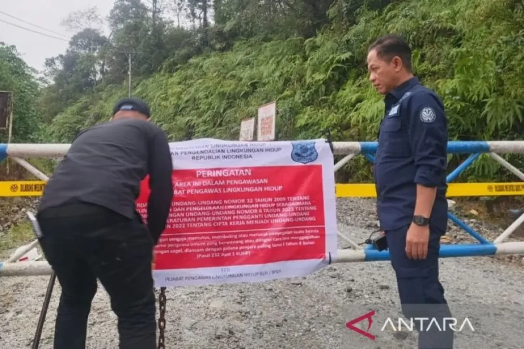 Menteri LH hentikan sementara operasi perusahaan di DAS Batang Toru