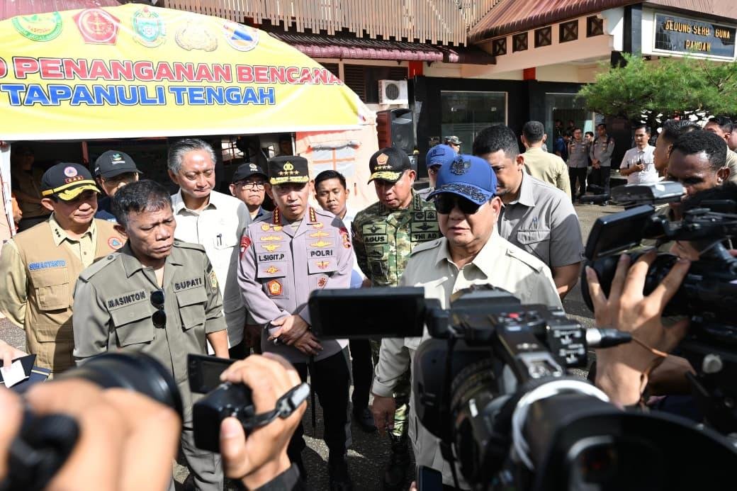 Presiden Prabowo Apresiasi Sinergitas Seluruh Jajaran Dalam Penanganan Bencana