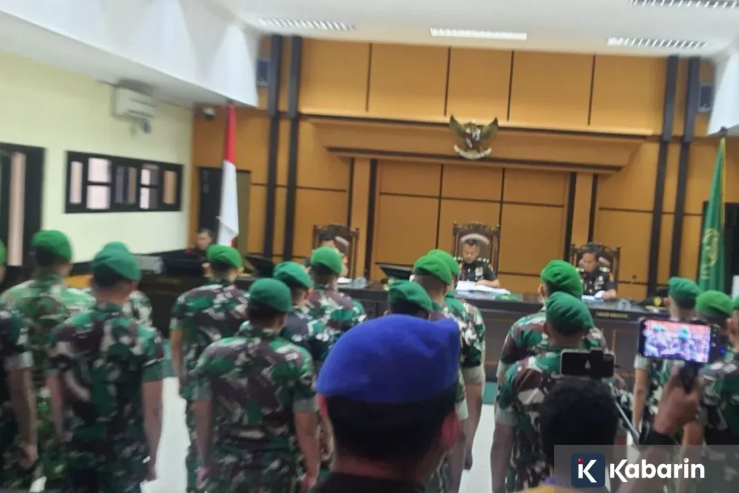 Vonis Kasus Prada Lucky, 17 Prajurit Dijebloskan ke Penjara dan Dipecat