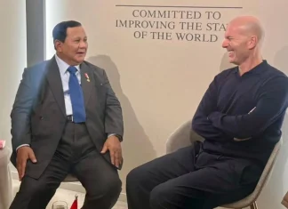 Bertemu Zidane, Prabowo Ungkap Keinginan Majukan Sepak Bola Nasional
