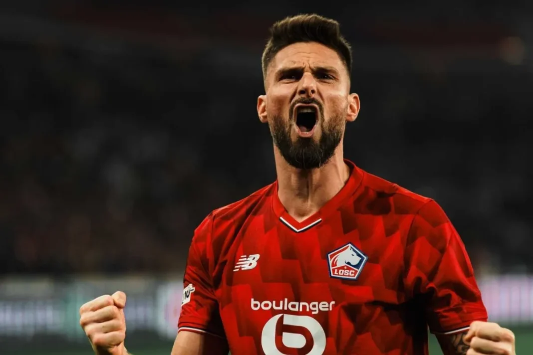 Gol Giroud bawa Lille ke playoff Liga Europa usai menang atas Freiburg
