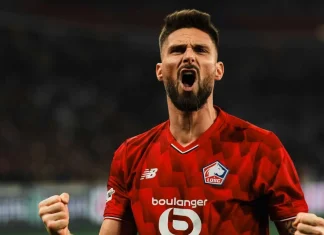 Gol Giroud Bawa Lille ke Playoff Liga Europa usai Menang atas Freiburg