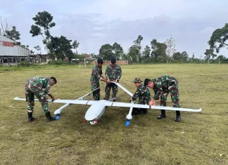 TNI AU Kerahkan Drone Bantu Evakuasi Korban Longsor di Cisarua