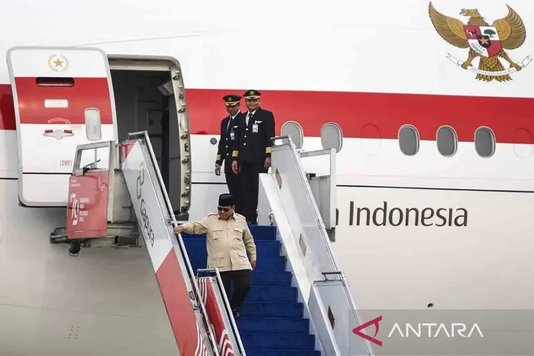 Tiba di London, Prabowo perkuat kemitraan strategis RI-Inggris