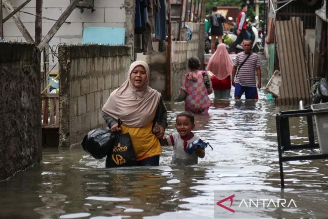 BPBD catat 61 RT dan enam ruas jalan tergenang banjir di Jakarta