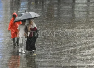 Jakarta Diperkirakan Hujan pada Sabtu Pagi hingga Malam