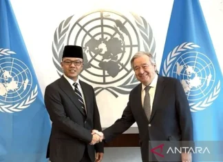 Menlu Tegaskan RI Aktif Dukung Palestina kepada Mitra di Markas PBB