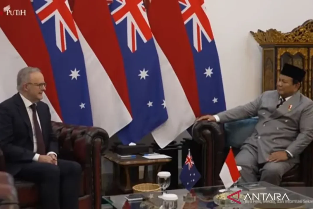 Pertemuan Prabowo dan PM Australia perkuat kerja sama strategis