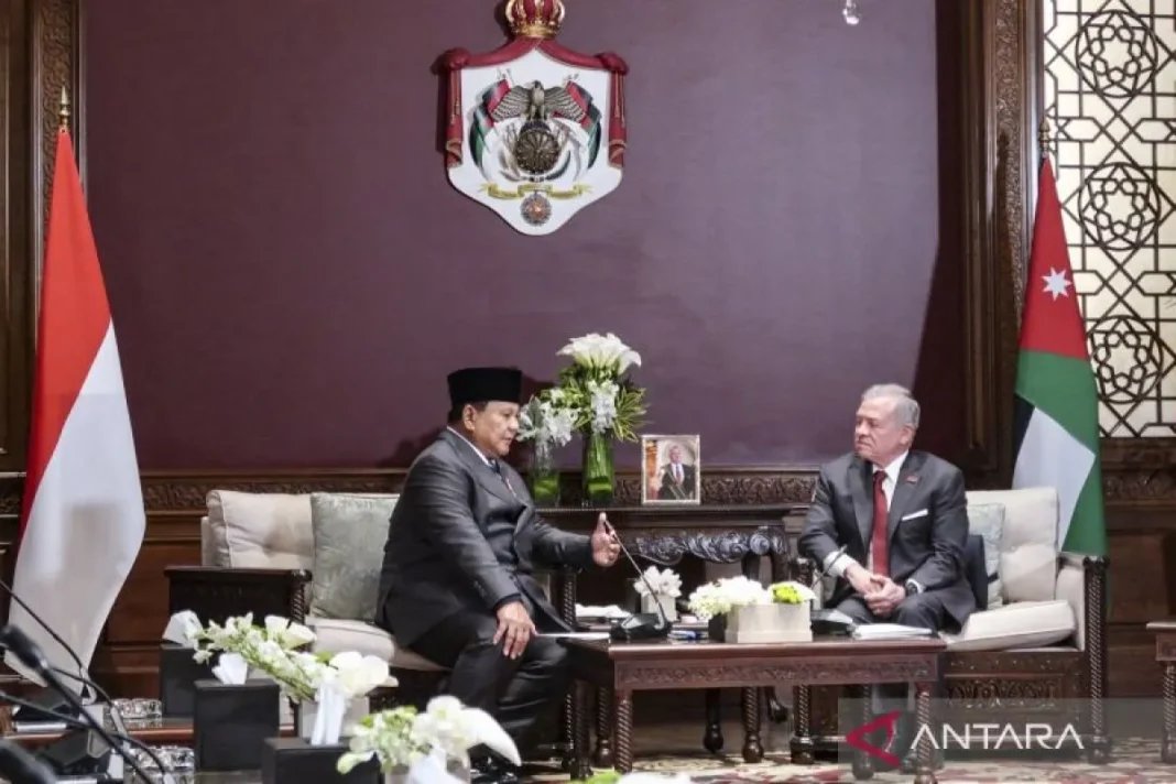 Raja Yordania puji Prabowo karena konsisten dukung Palestina