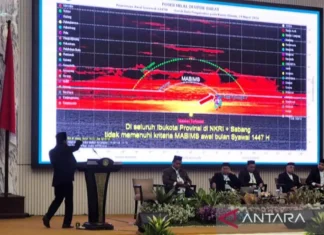 Kemenag: Ketinggian Hilal di Indonesia belum Memenuhi Kriteria MABIMS