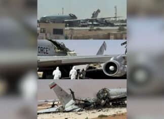 Potret Pesawat ‘Pengintai’ AWACS E-3 AS Hancur Terkena Serangan Iran di Saudi, Ahli Perang: Celah Bagi Musuh