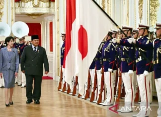 Prabowo Bertemu PM Takaichi, Disambut Upacara Resmi di Istana Akasaka