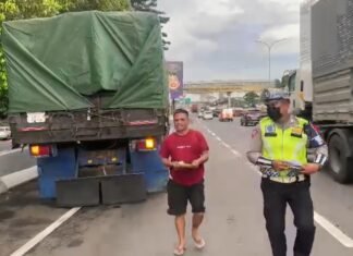 Truk Sumbu 3 Ditindak di Tol JORR saat Arus Balik Lebaran 2026, Polisi Berlakukan Putar Balik