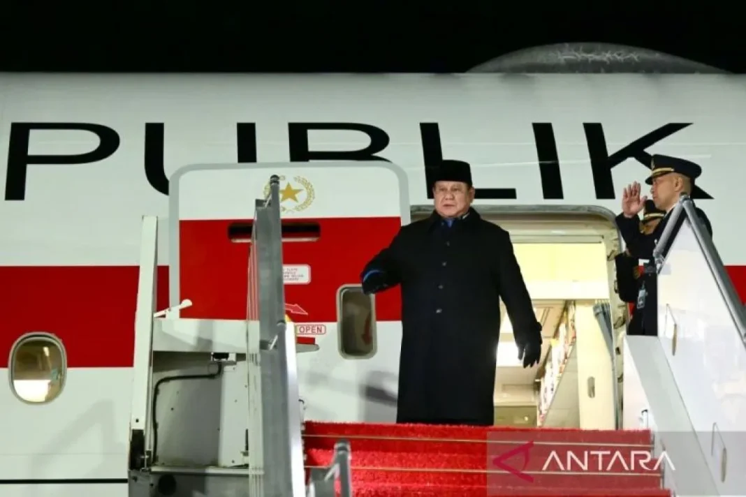 Prabowo tiba di Paris usai rampungkan agenda kenegaraan di Moskow