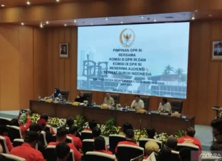 Dasco dan Jajaran DPR Terima Aliansi Gebrak saat Hari Buruh 2026