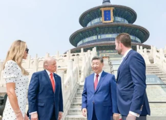 Di Kuil Langit, Xi Jelaskan Makna “Langit Bulat Bumi Persegi” ke Trump