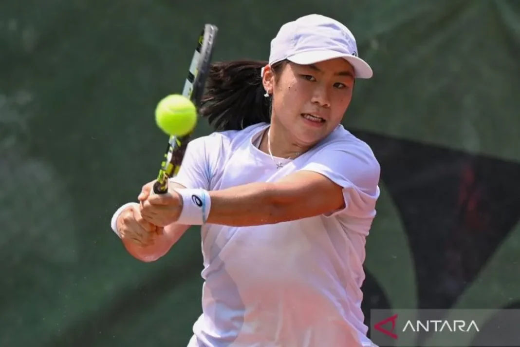 Janice Tjen tepis ancaman lawan untuk lolos ke babak kedua Maroko Open