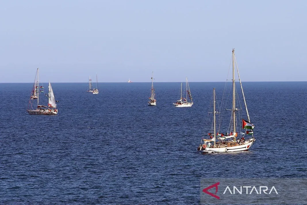 Kemlu konfirmasi seluruh WNI peserta flotilla Gaza diculik Israel
