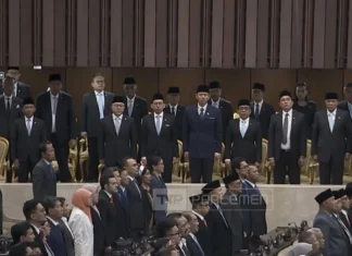 Ketum Parpol-Menteri Kabinet Hadiri Pidato KEM-PPKF Prabowo di DPR