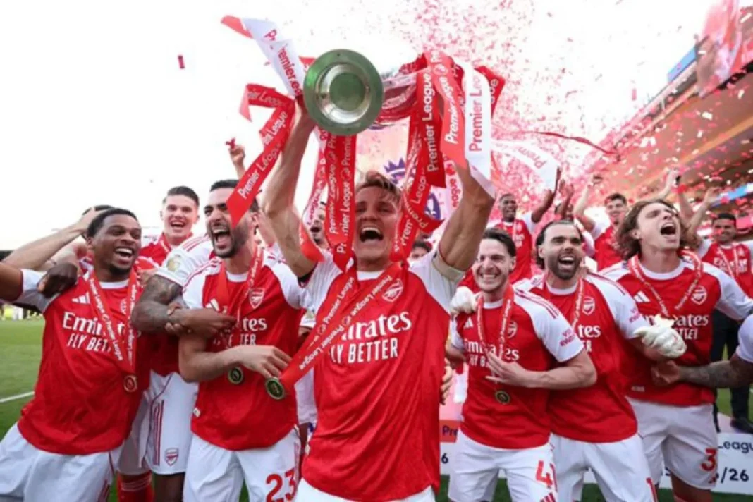 Klasemen akhir Liga Inggris, Arsenal juara, West Ham degradasi