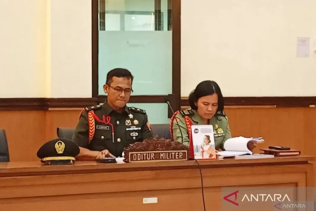 Oditur Militer tolak pledoi terdakwa kasus kacab bank